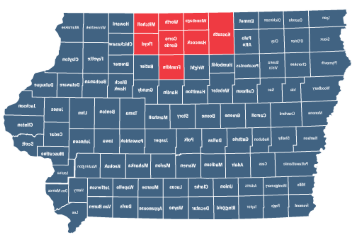 North Iowa Map